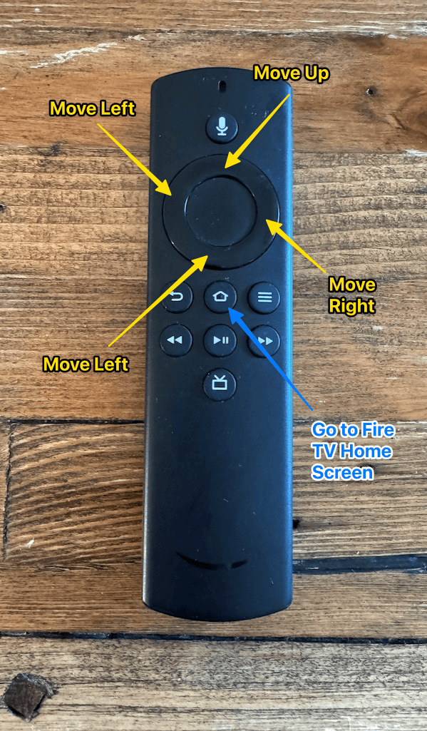 Go to Fire TV Home Screen