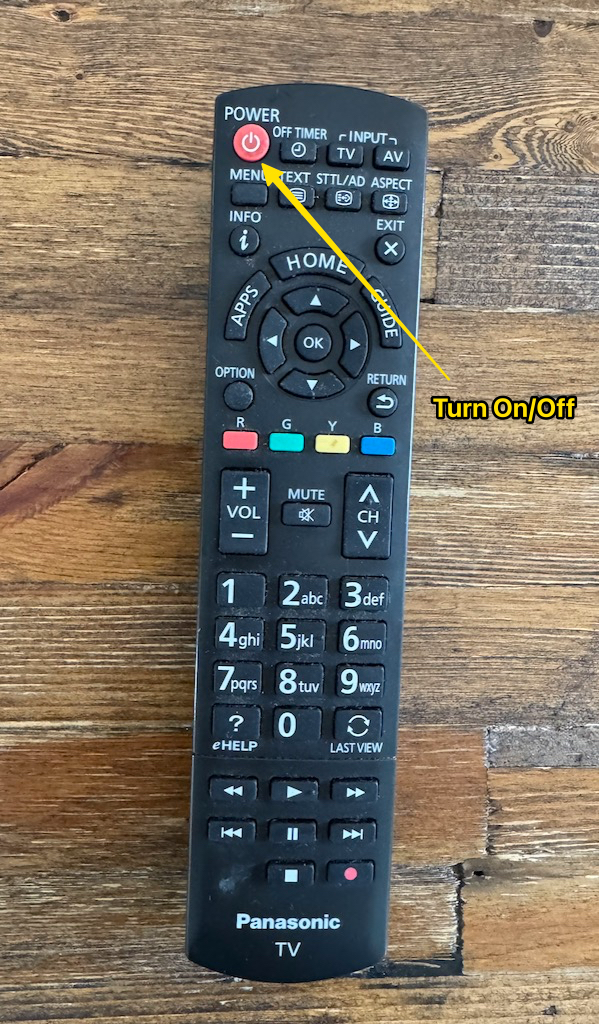 Press Power Button